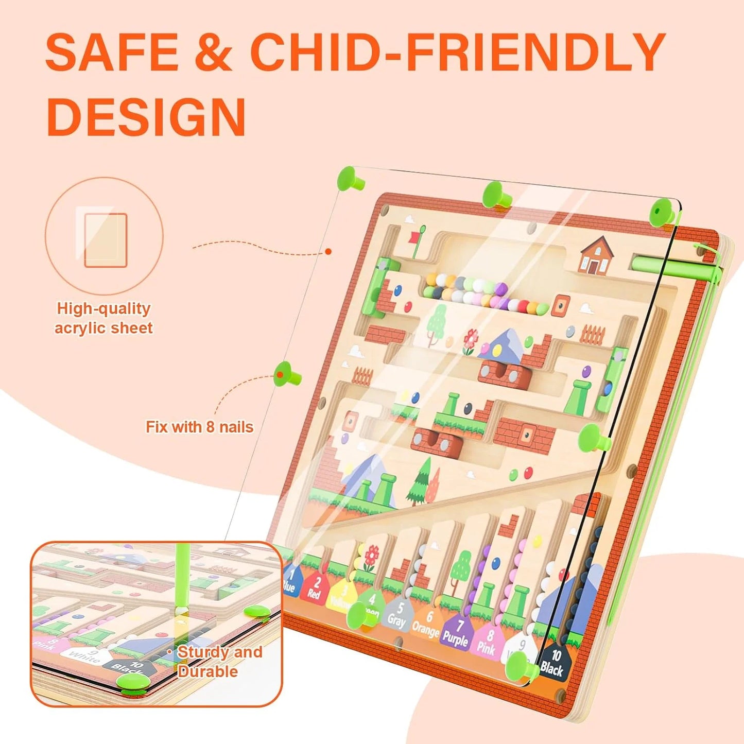 Magnetic Maze Adventure Toy