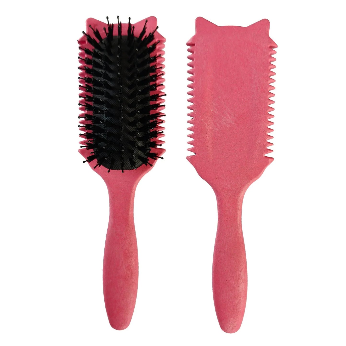 Multifunctional Curly Hair Styling Brush – Detangle, Define & Smooth